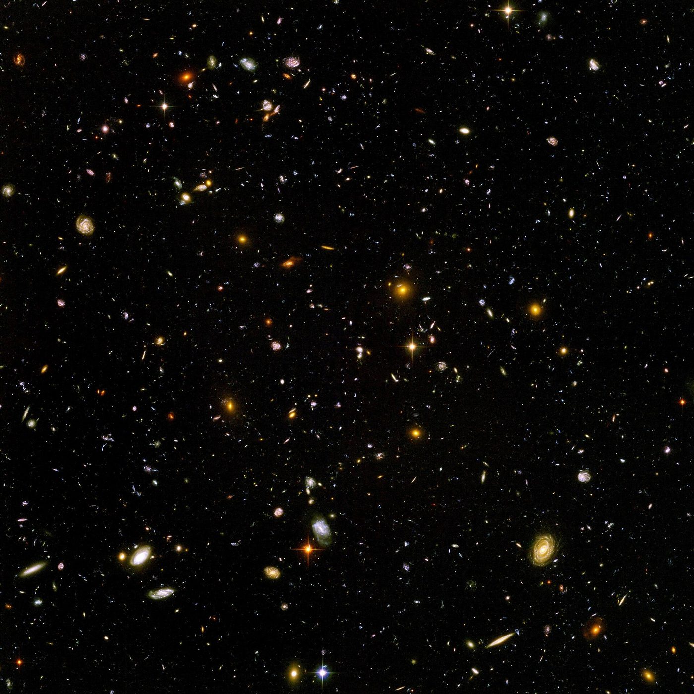 Campo Ultra Profundo del Hubble, miles de galaxias en un pequeño fragmento de cielo