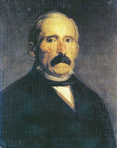 Retrato pintado de Julián Sanz del Río hacia 1860