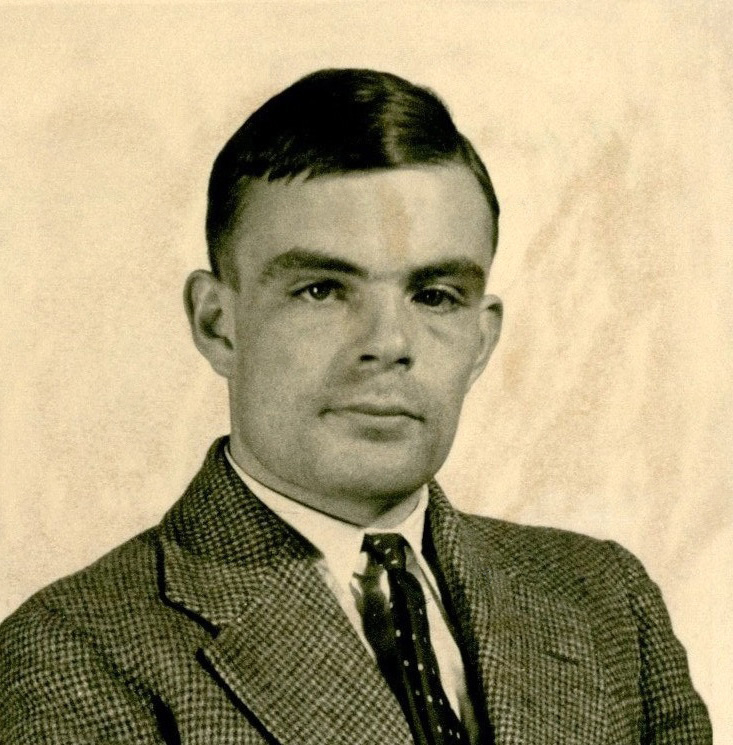 Retrato fotográfico de Alan Turing en 1936