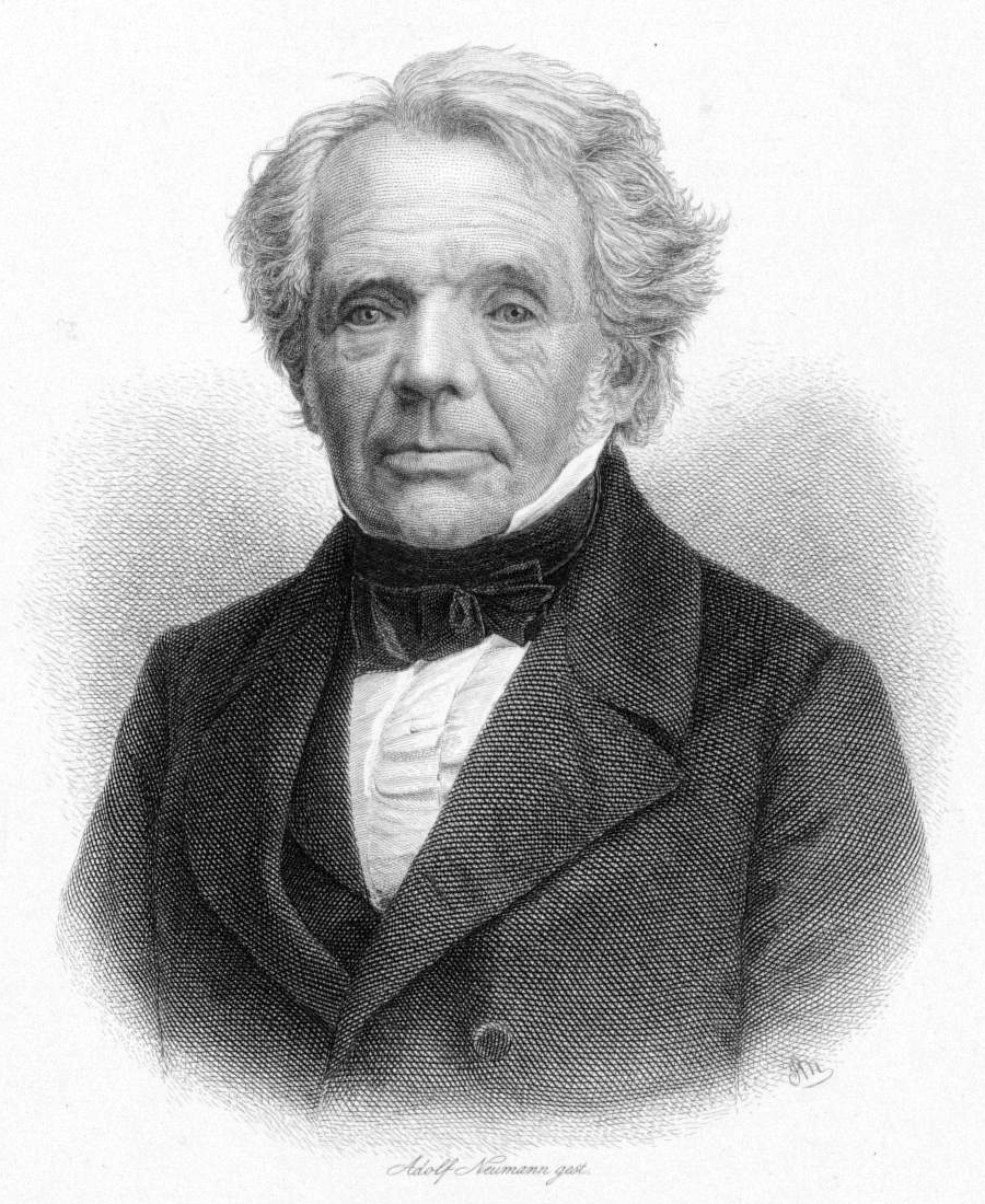 Retrato grabado de August Ferdinand Möbius
