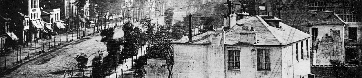 Boulevard du Temple — Historia de la fotografía, de Alhacén a la FSA
