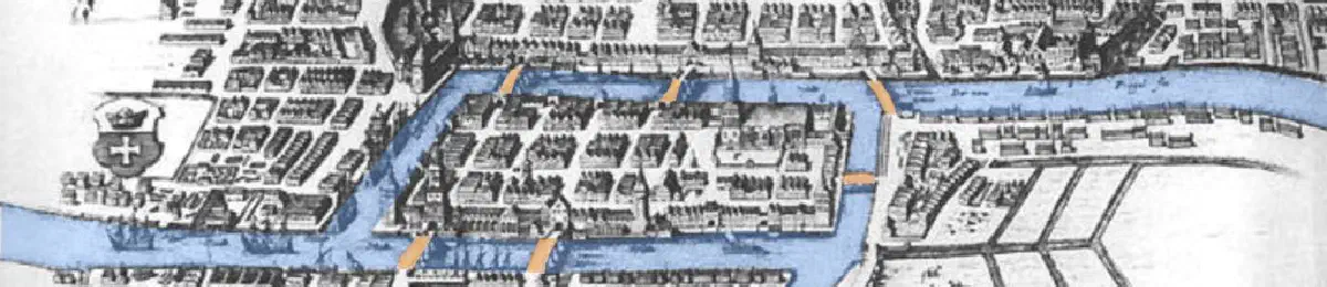 Königsberg, con los siete puentes destacados — Redes: cómo se conecta y se propaga todo