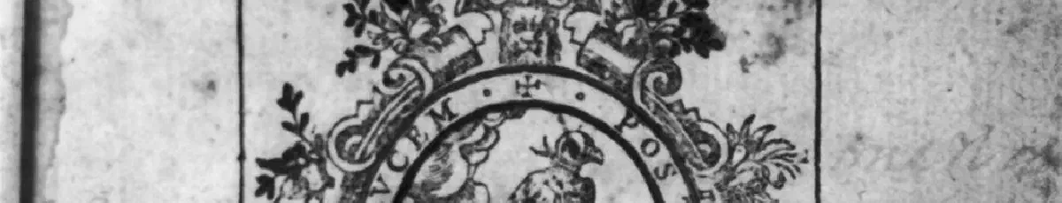 Title page, showing hawk on arm, in Miguel de Cervantes Saavedra, El ingenioso hidalgo don Qvuixote de la Mancha..., Madrid, I. de la Cuesta, 1605 LCCN2005692059 — Literatura