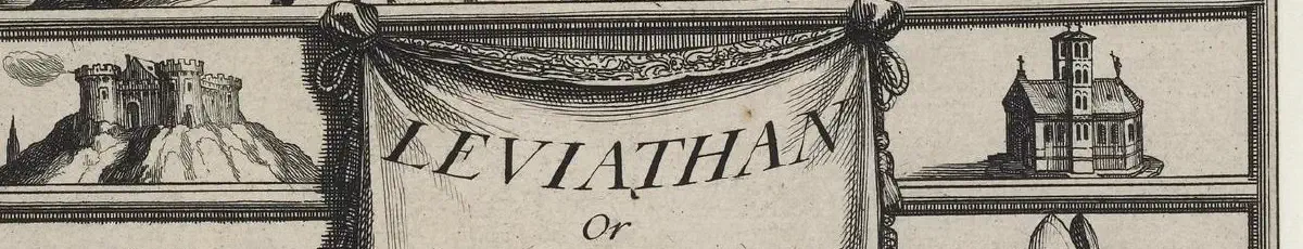 Leviathan frontispiece — Política